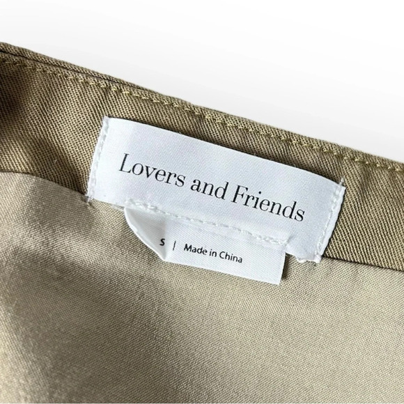 Lovers + Friends Steph Tan  Bustier Strapless Belted Waist Tie Jumpsuit S - Picture 7 of 8